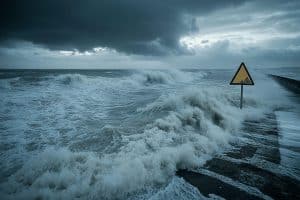 Charente-Maritime : houle cyclonique menace le littoral, baignades interdites