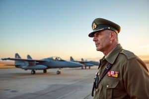 Colonel Lefebvre prend le commandement de la base aérienne de Mérignac
